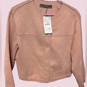 Zara Women's Blush Pink Blazer
